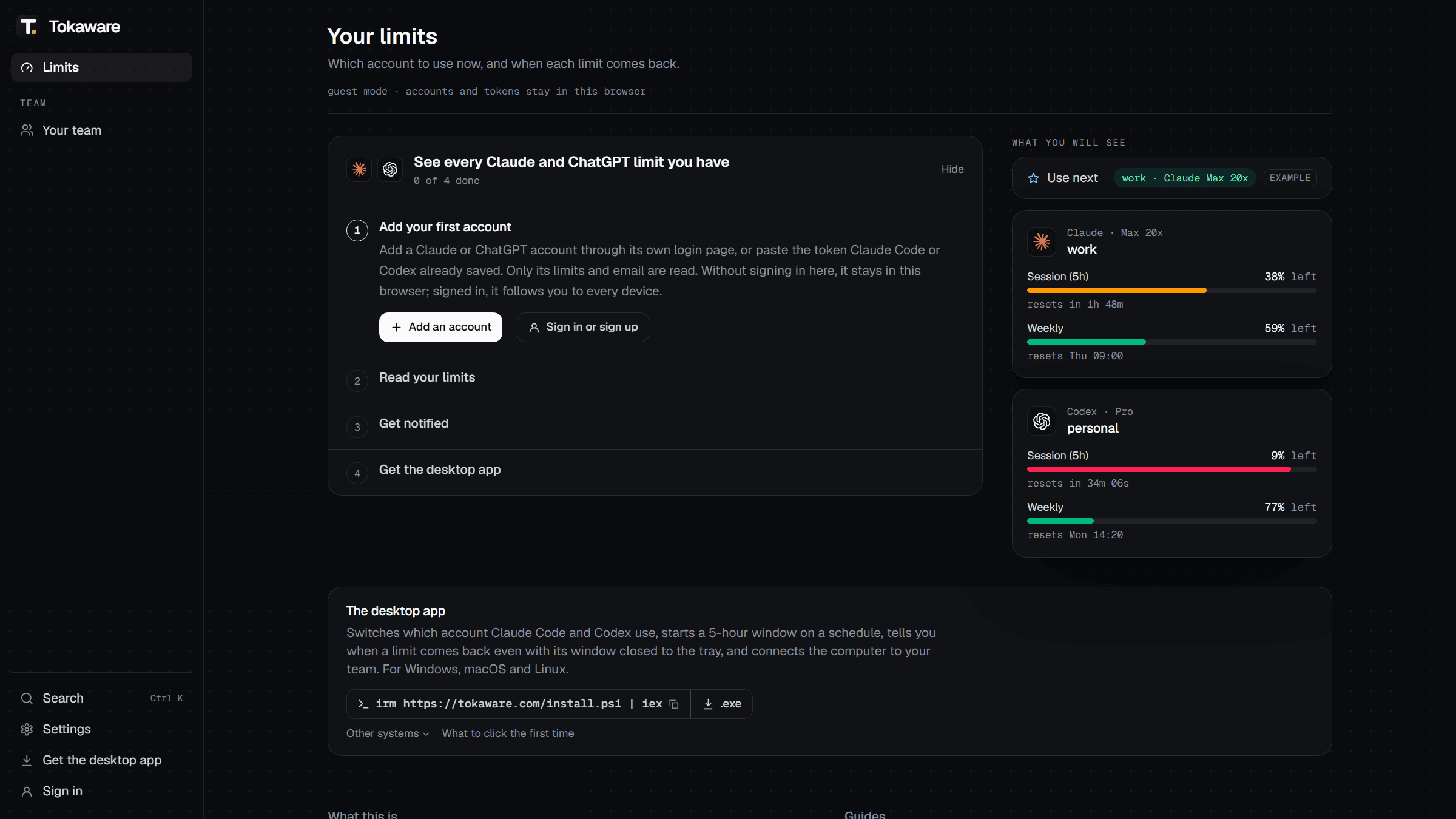 Tokaware screenshot 5